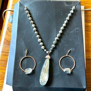 Necklace & Earrings Set Never Worn